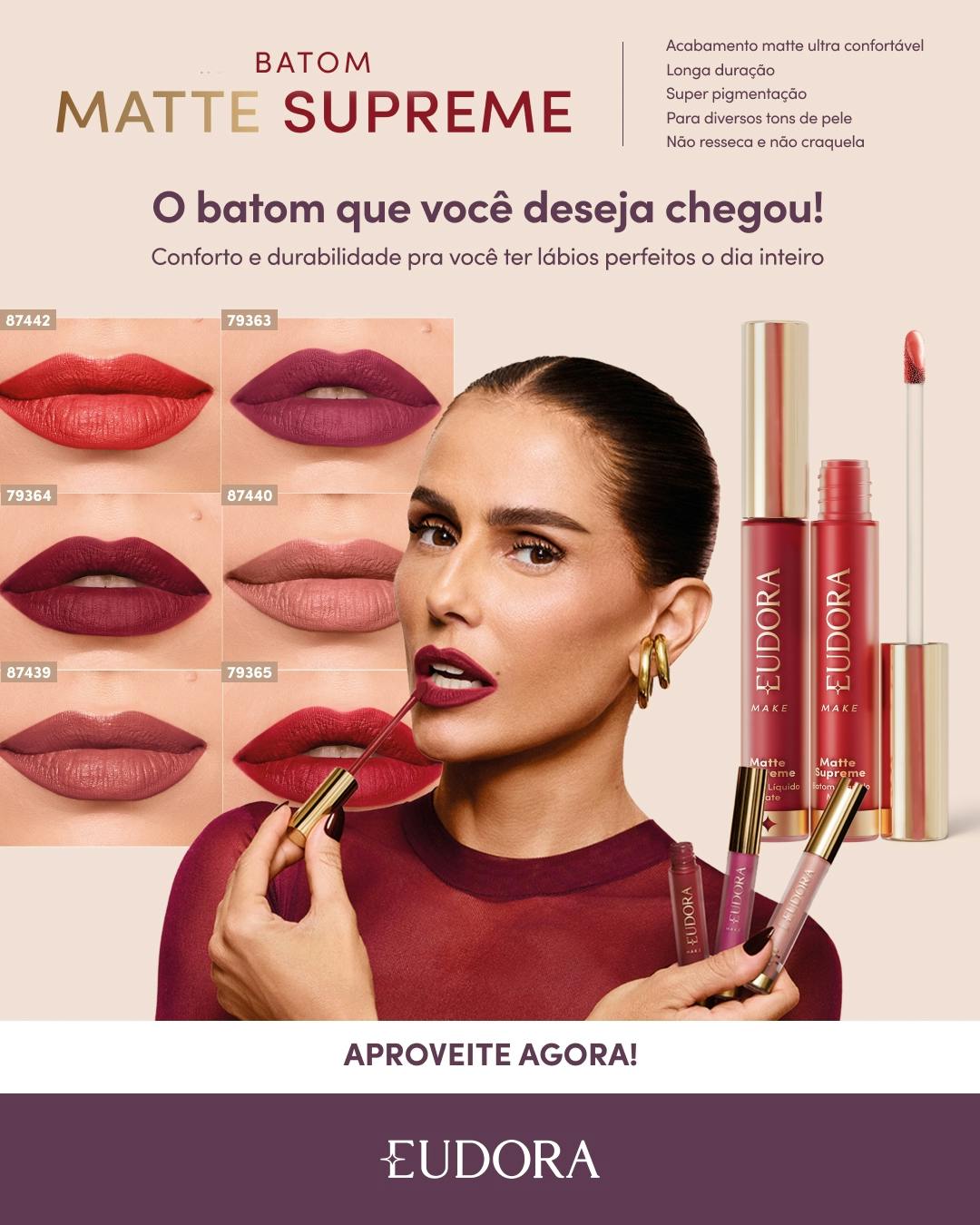 Batom Matte Supreme Eudora