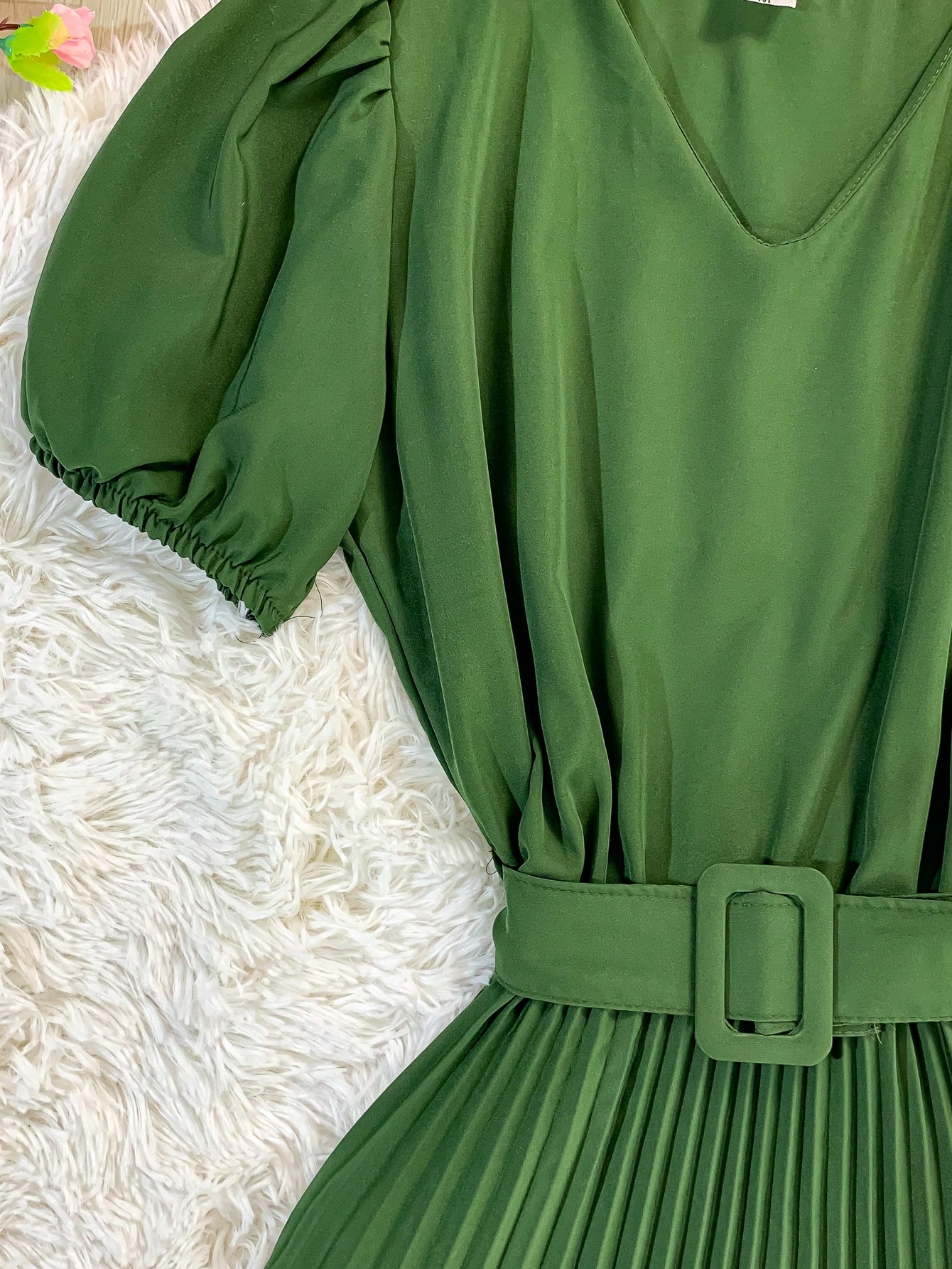 Vestido verde elegante