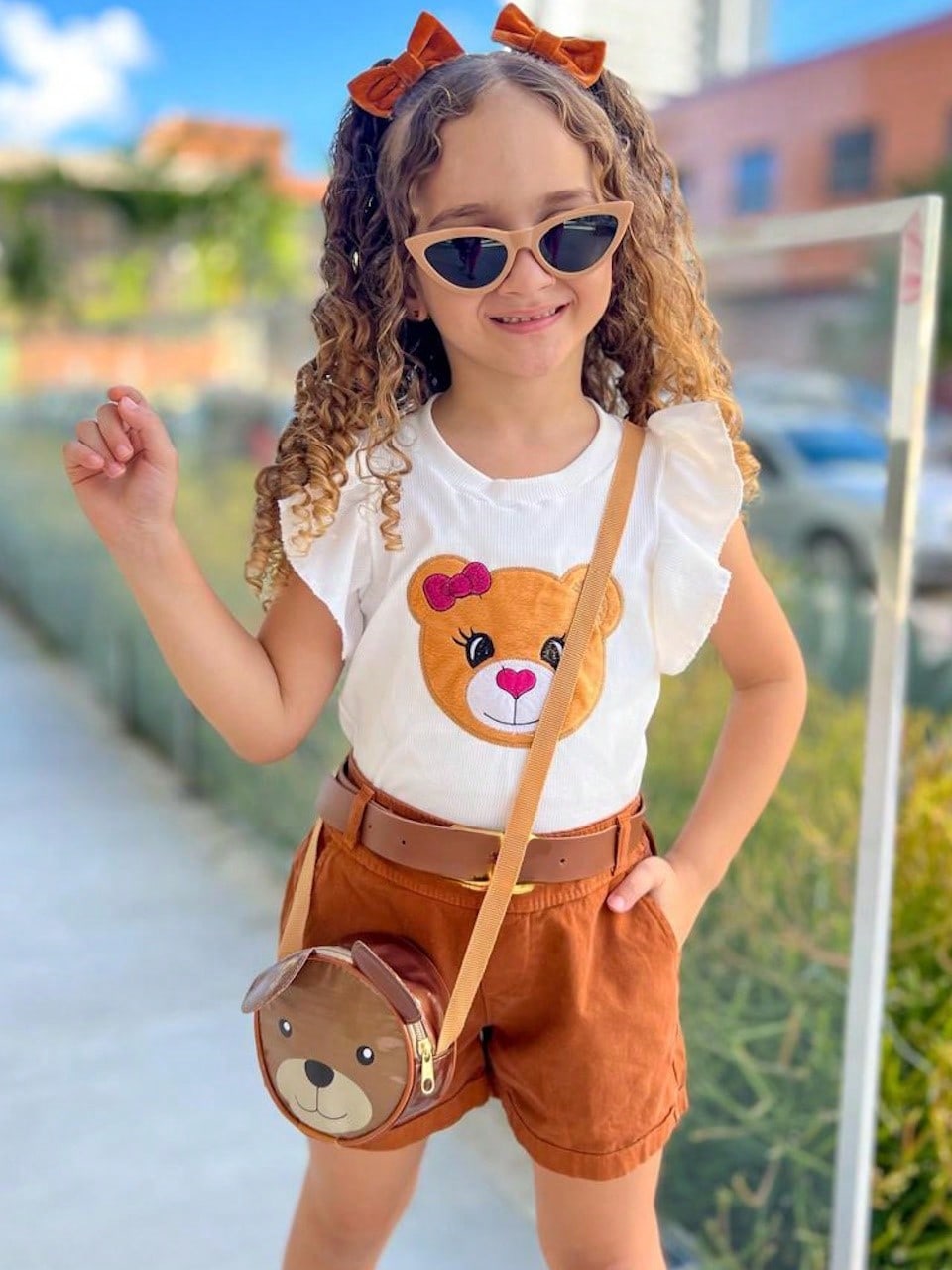 Conjunto infantil ursinha
