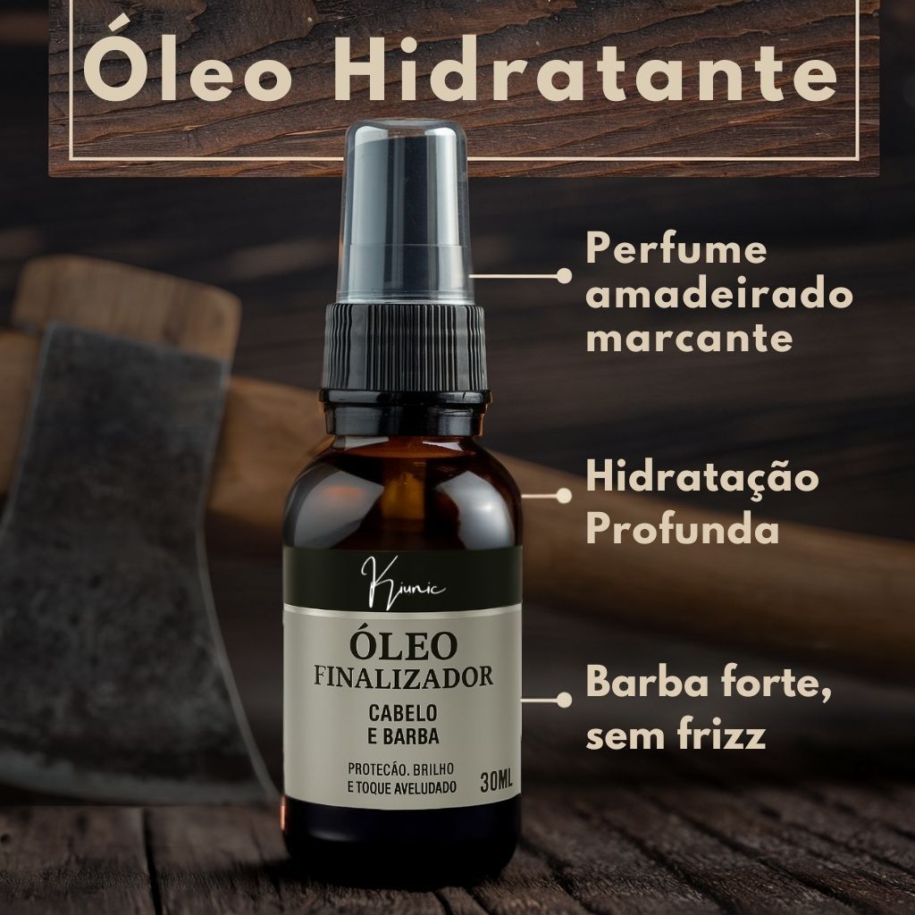 Óleo Finalizador para Cabelo e Barba