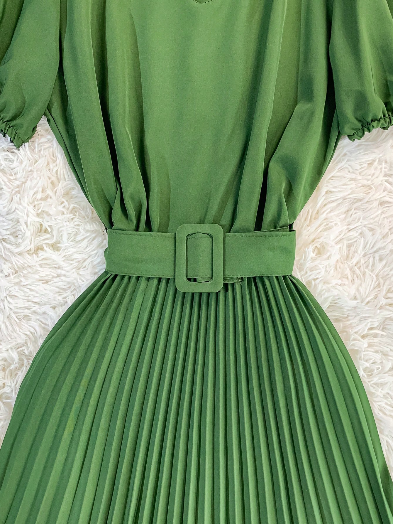 Vestido verde elegante