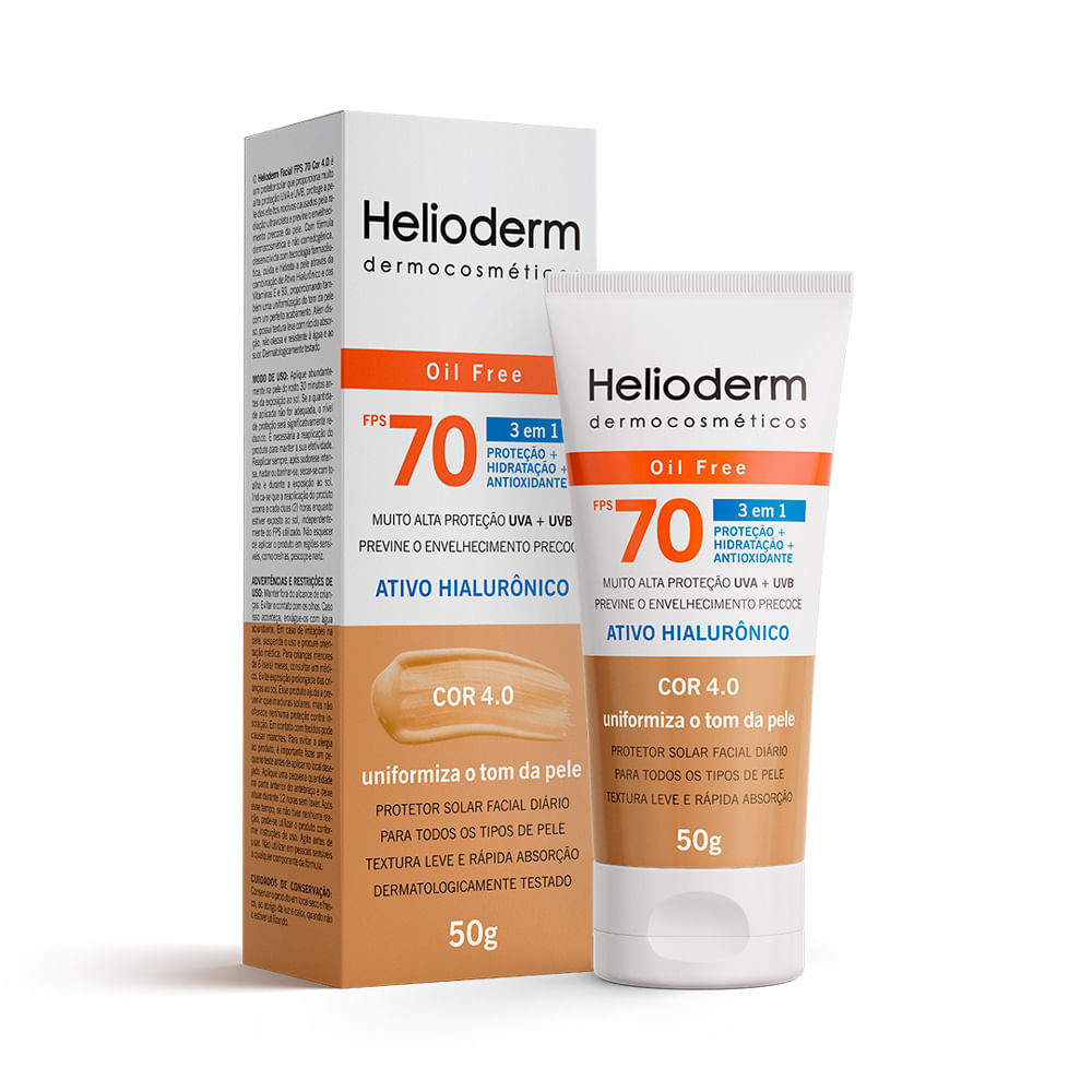 Helioderm Protetor Solar FPS 70