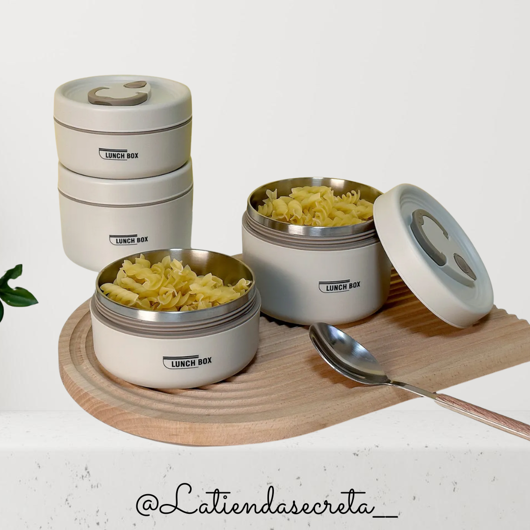 Pack x4 Loncheras Premium + Maleta Isotérmica