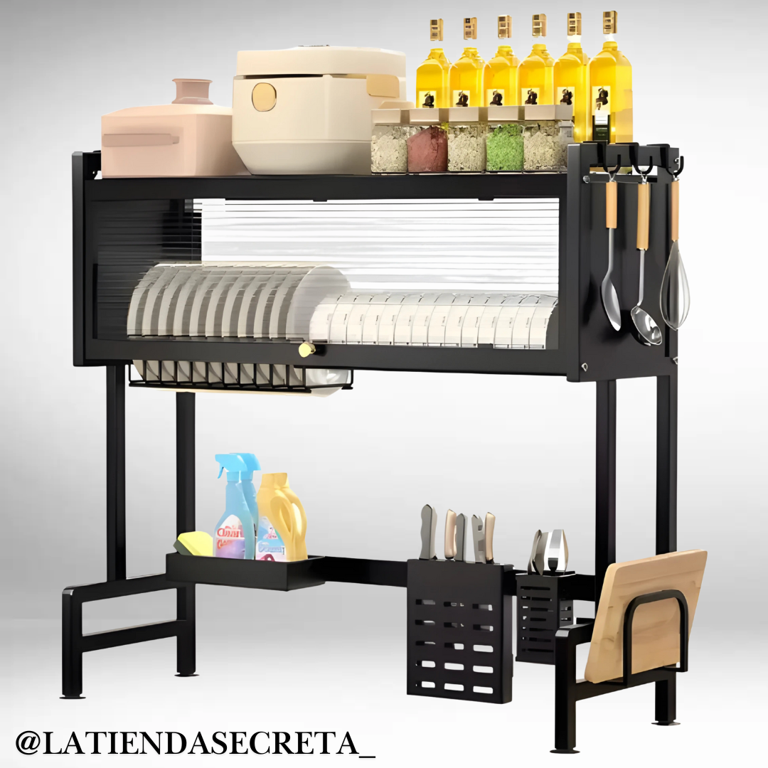 Escurridor De Loza Con Tapa 85cm