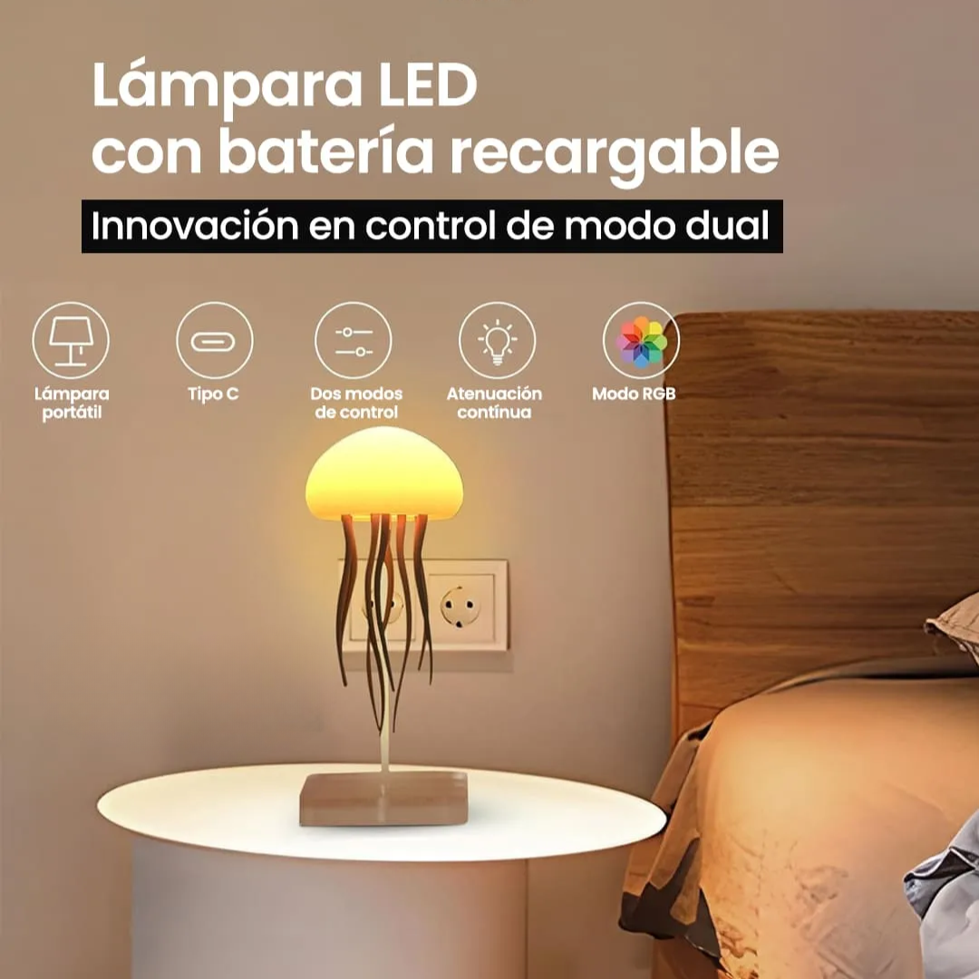 Lámpara Medusa con Movimiento