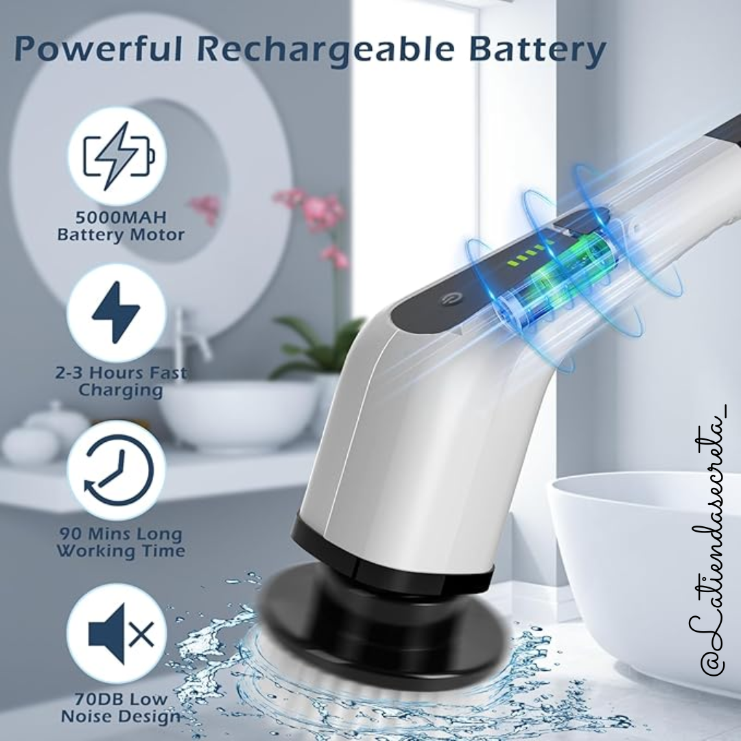 Cepillo Eléctrico de Limpieza 9 en 1
