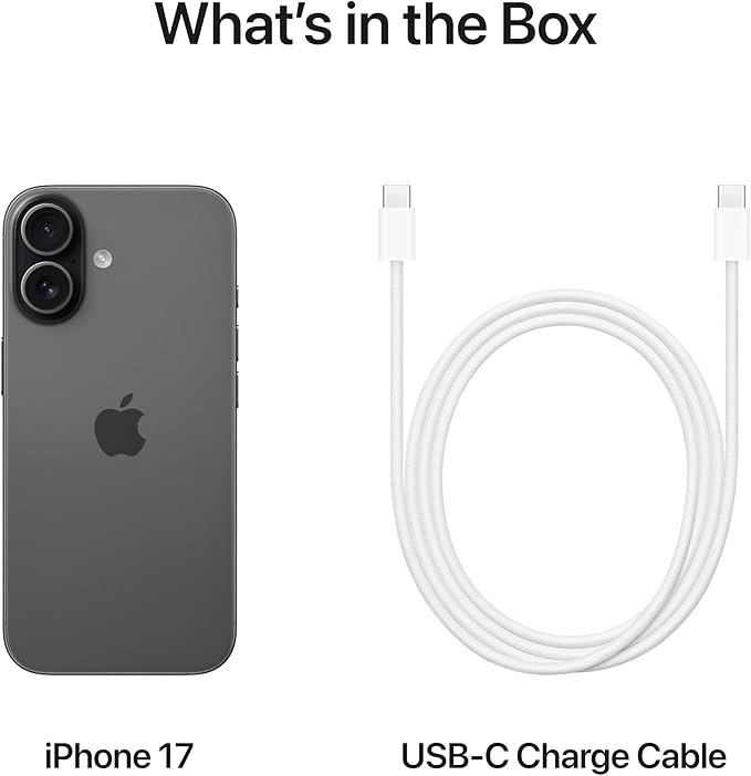 Apple iPhone 17 Black | 256GB | Unlocked | 5G