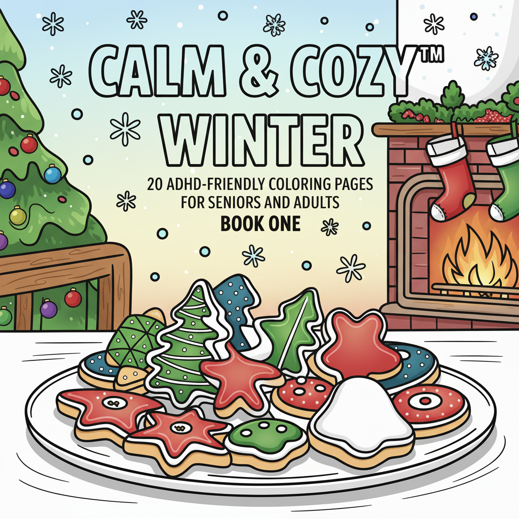 Calm & Cozy™ Winter Coloring Book One