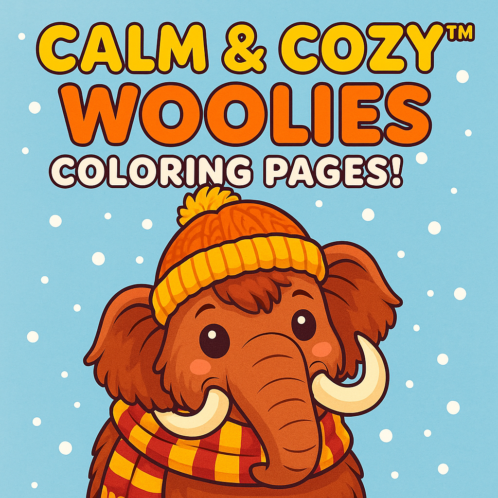 Calm & Cozy™ Woolies Coloring Pages