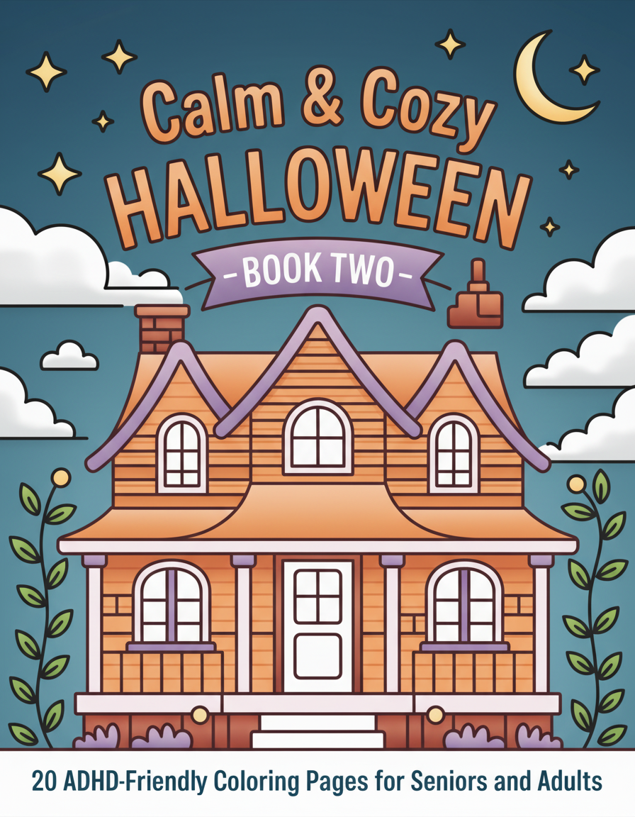Calm & Cozy™ Halloween Coloring Book Two