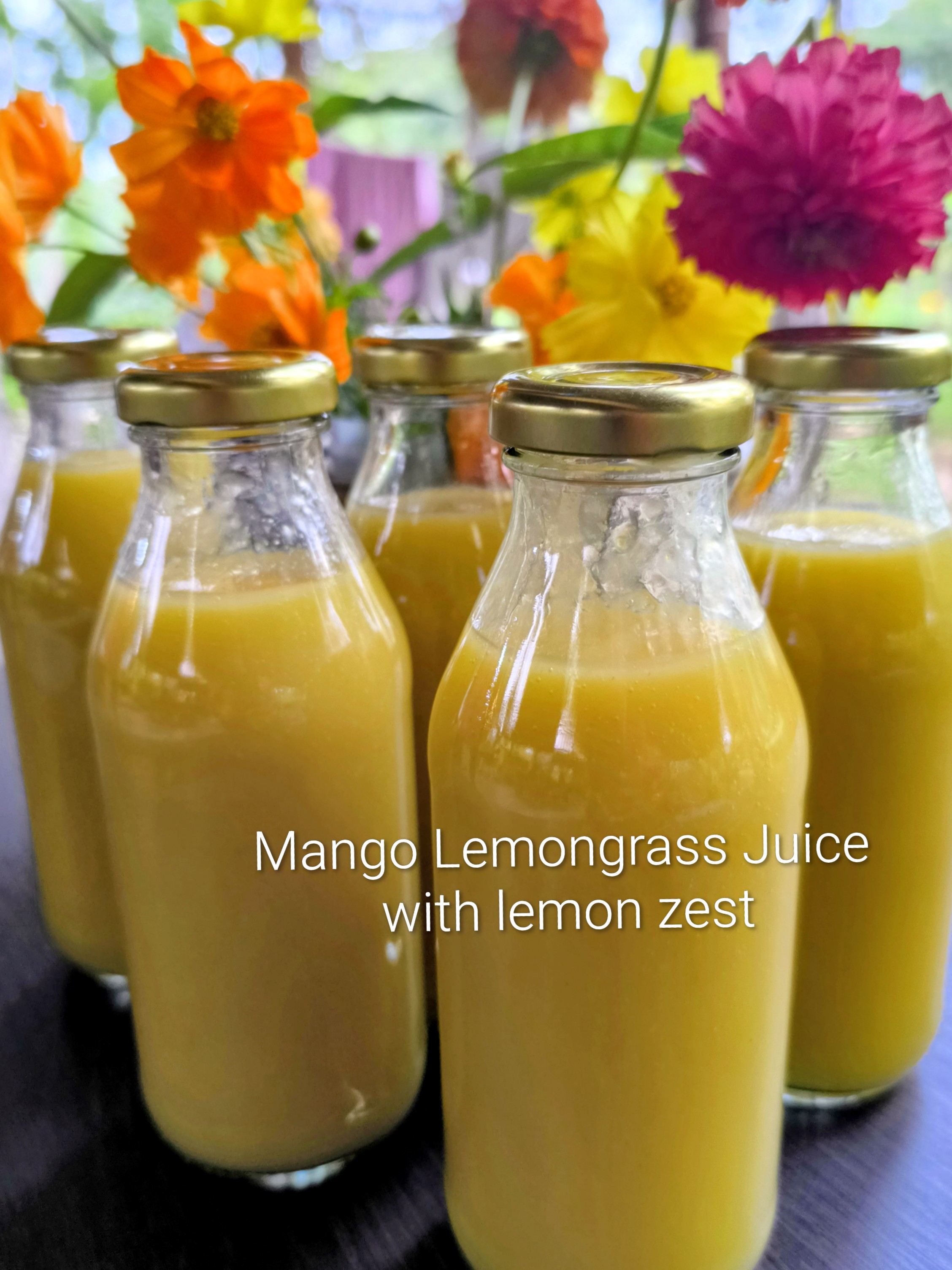 Mango Lemongrass Juice with Lemon zest 350ML