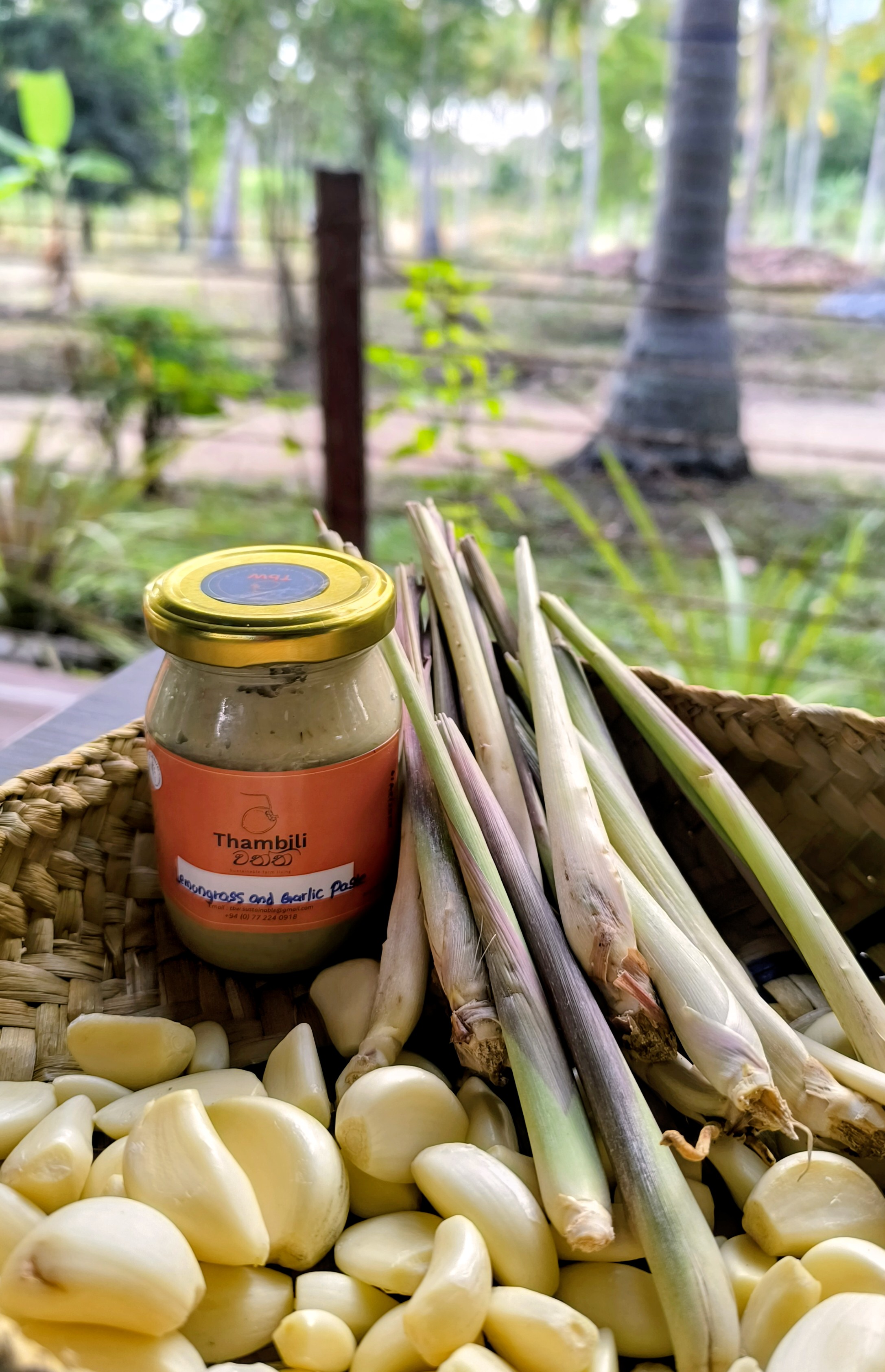 Lemongrass garlic paste