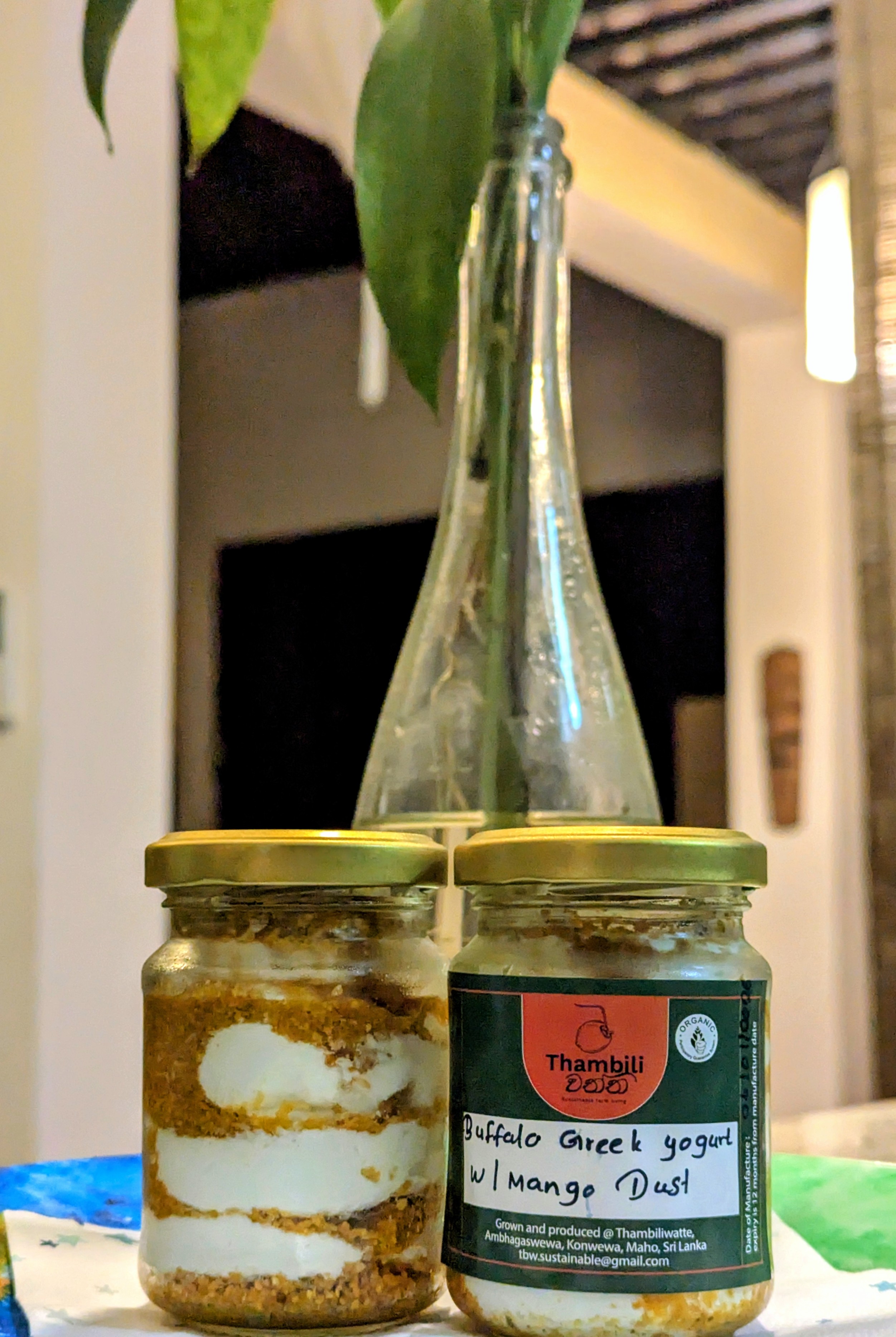 Buffalo Greek Yogurt Dusted with Mango Powder 150 ml 