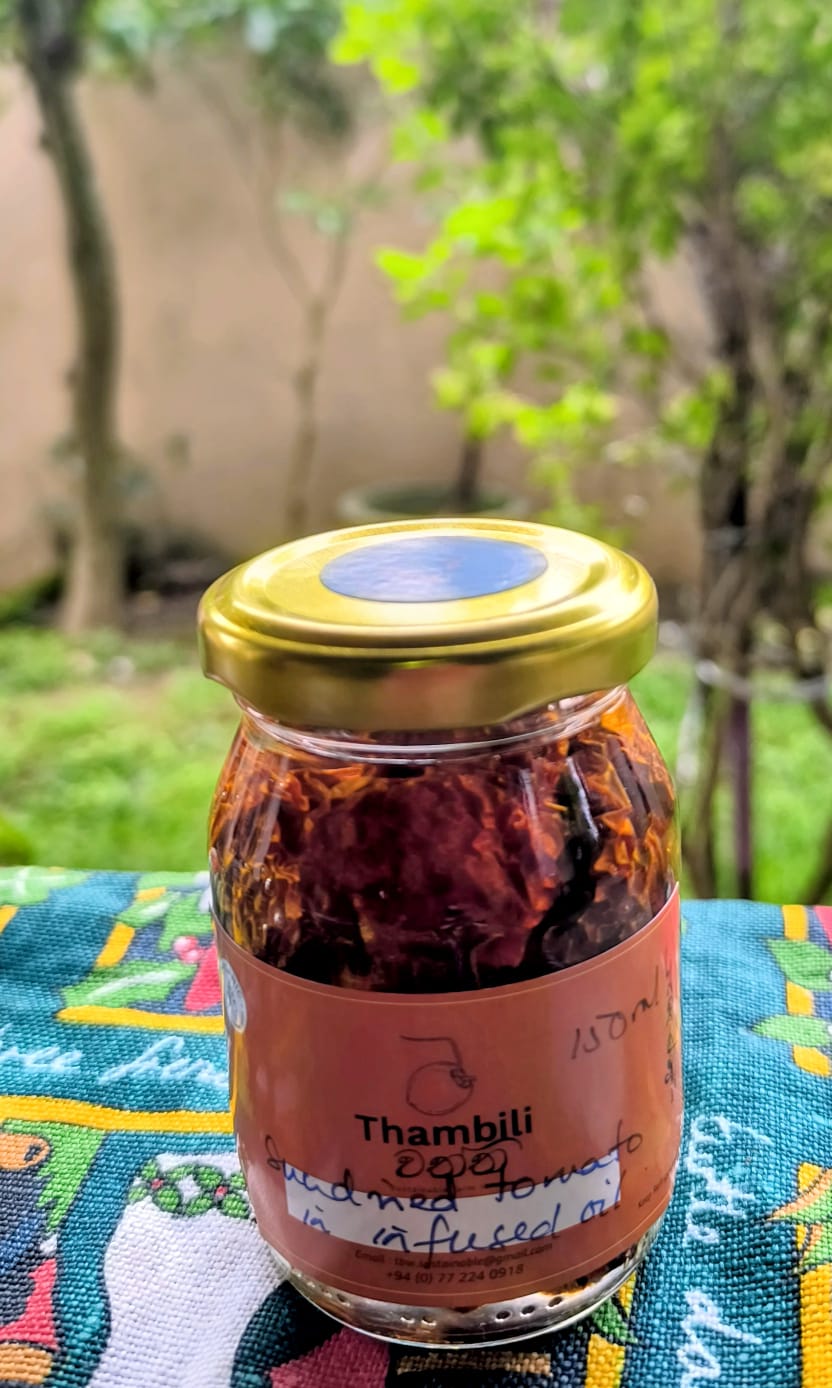 Sun-Dried Tomatoes in infused Virgin coconut oil 150ML