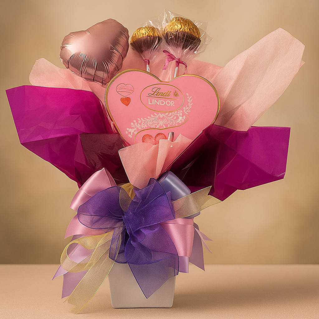 PINK  CHOCOLATE BOUQUET