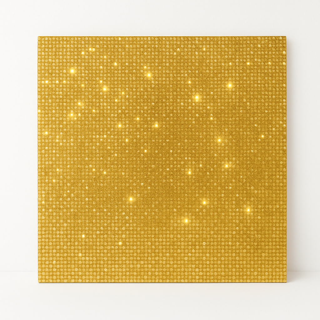 GOLD SHIMMER WALL