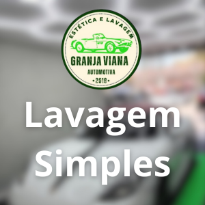 Lavagem Simples Carro Grande