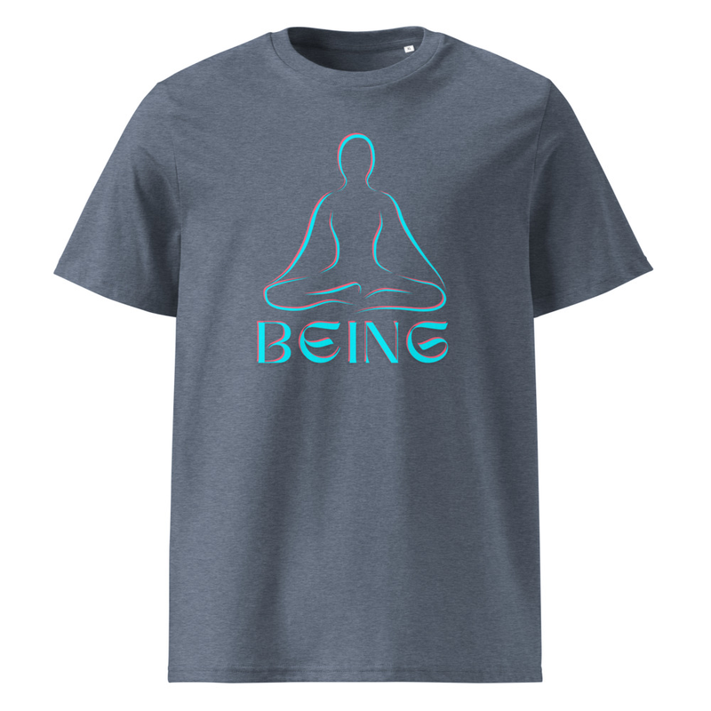 Human. Being. Unisex organic cotton t-shirt