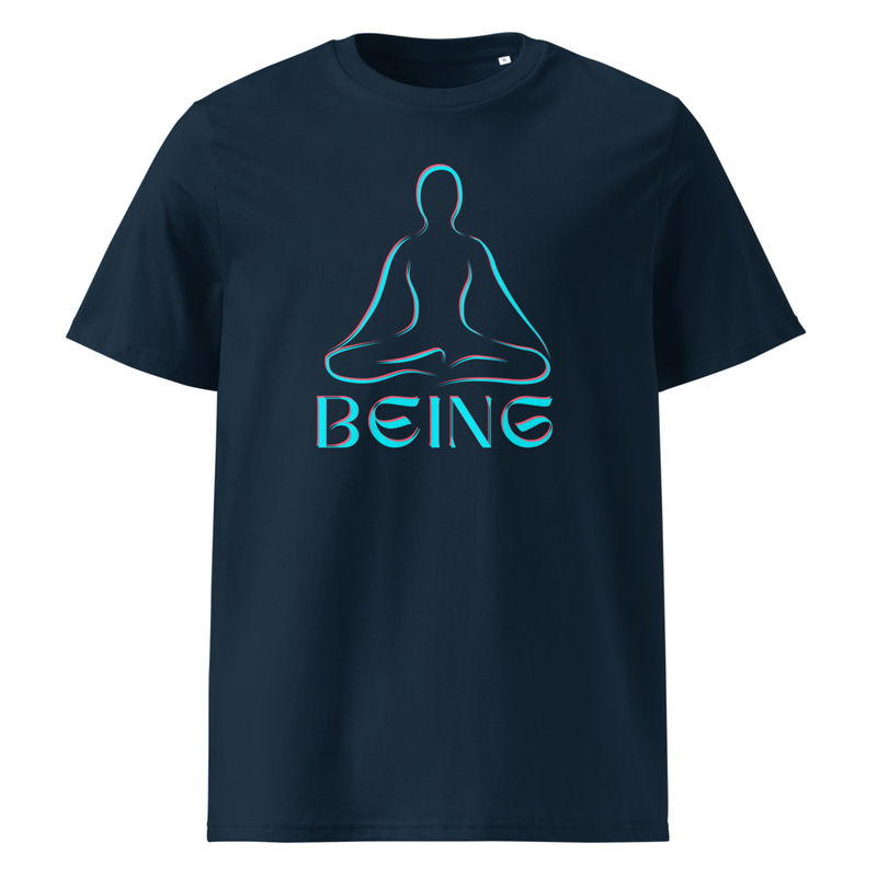 Human. Being. Unisex organic cotton t-shirt