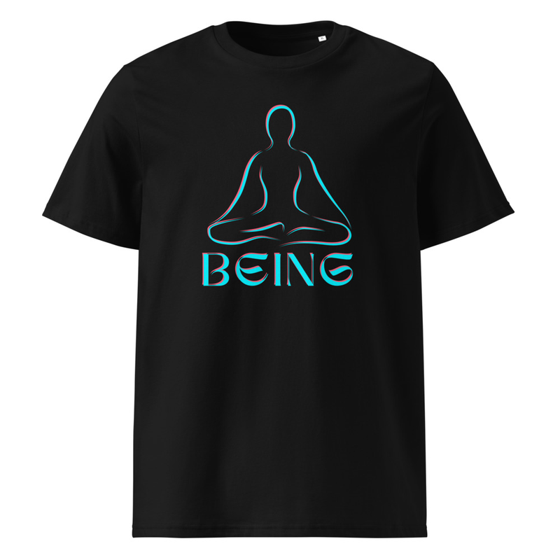 Human. Being. Unisex organic cotton t-shirt