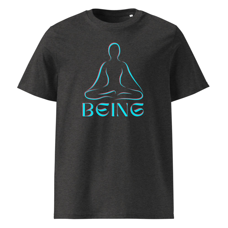 Human. Being. Unisex organic cotton t-shirt