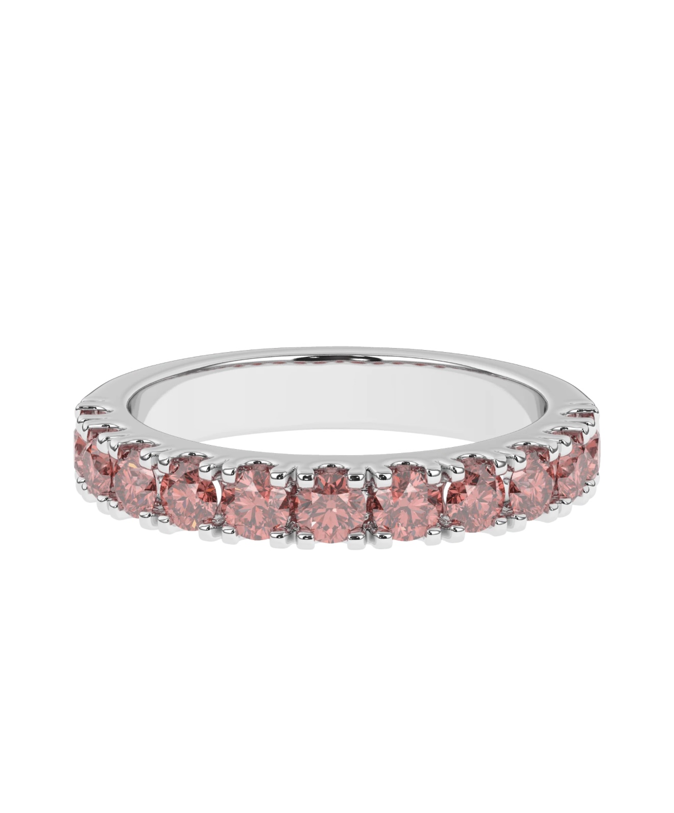 Red 2.7 Gemstone Eternity Ring