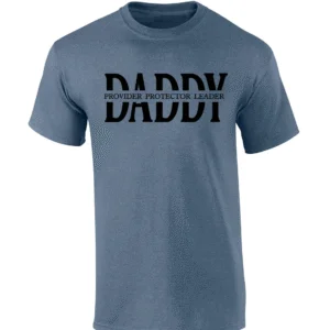 Father’s Day Mens Provider Protector Leader Inspirational Thoughful Mens Short Sleeve T-Shirt