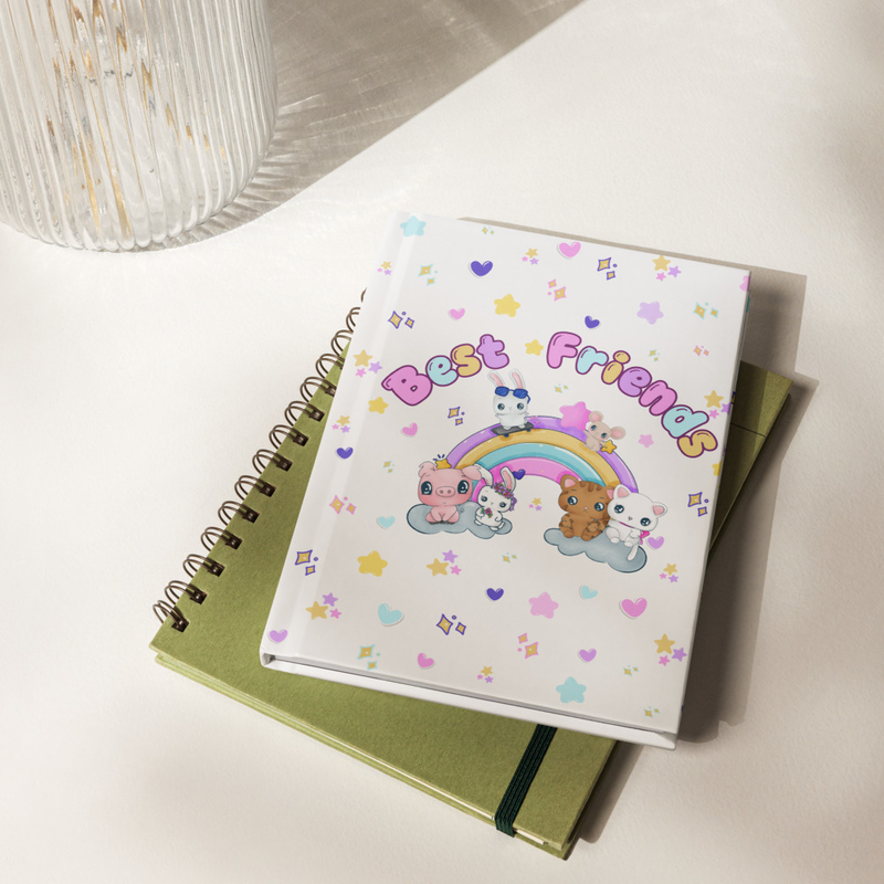 Best Friends Kawaii Cute Notebook