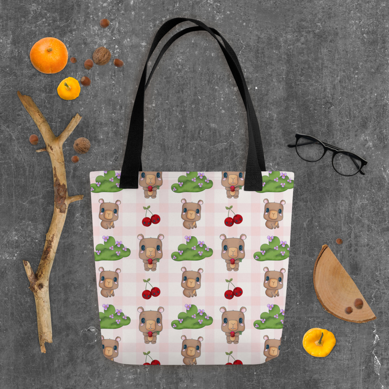 Cartoon Animal Pattern Tote Bag
