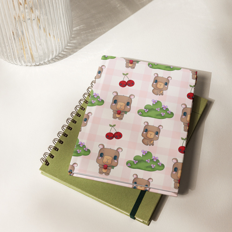 Cute Capybara Pattern Notebook