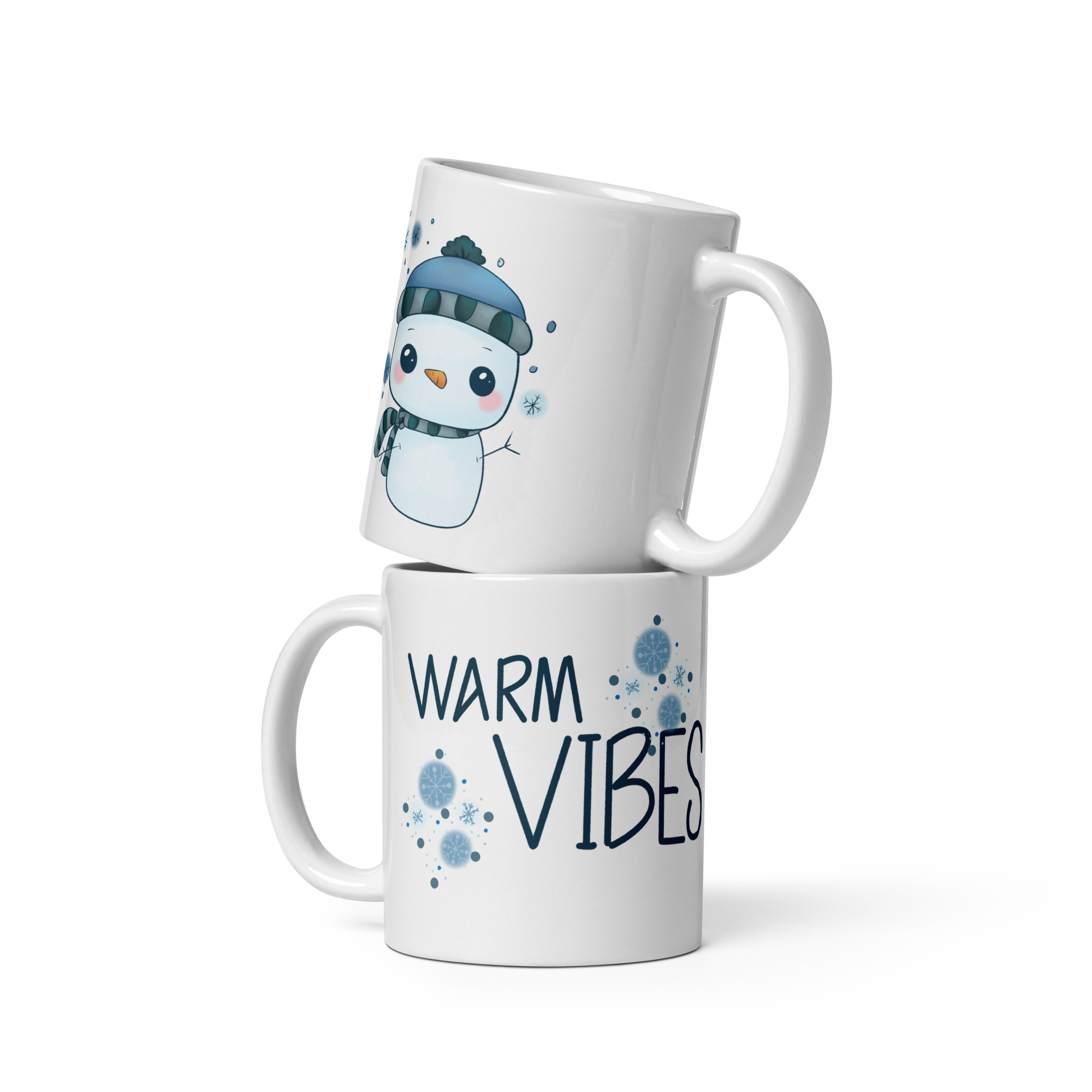 Cute Kawaii Snowman Mug