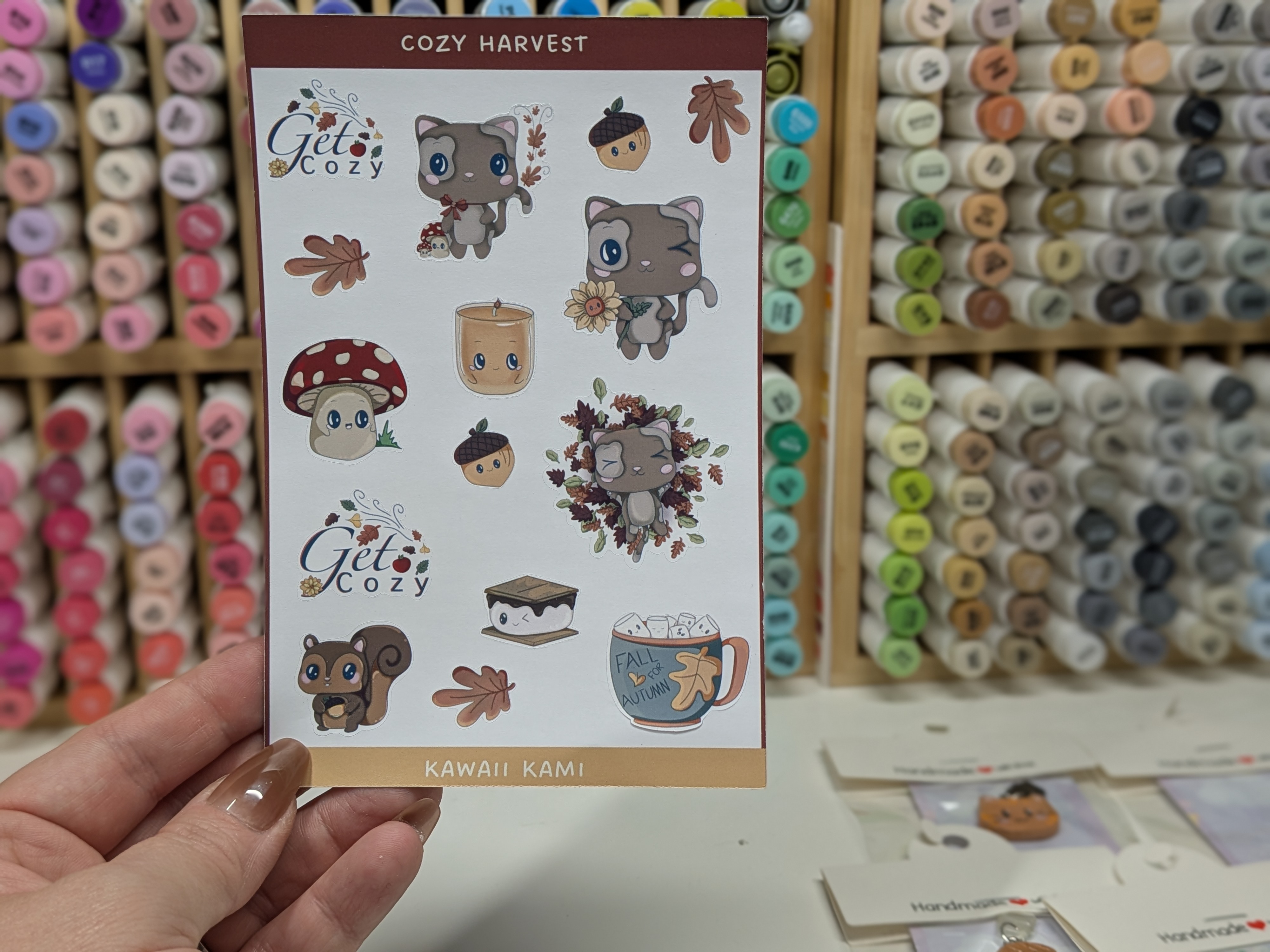 Cozy Harvest Sticker Sheet