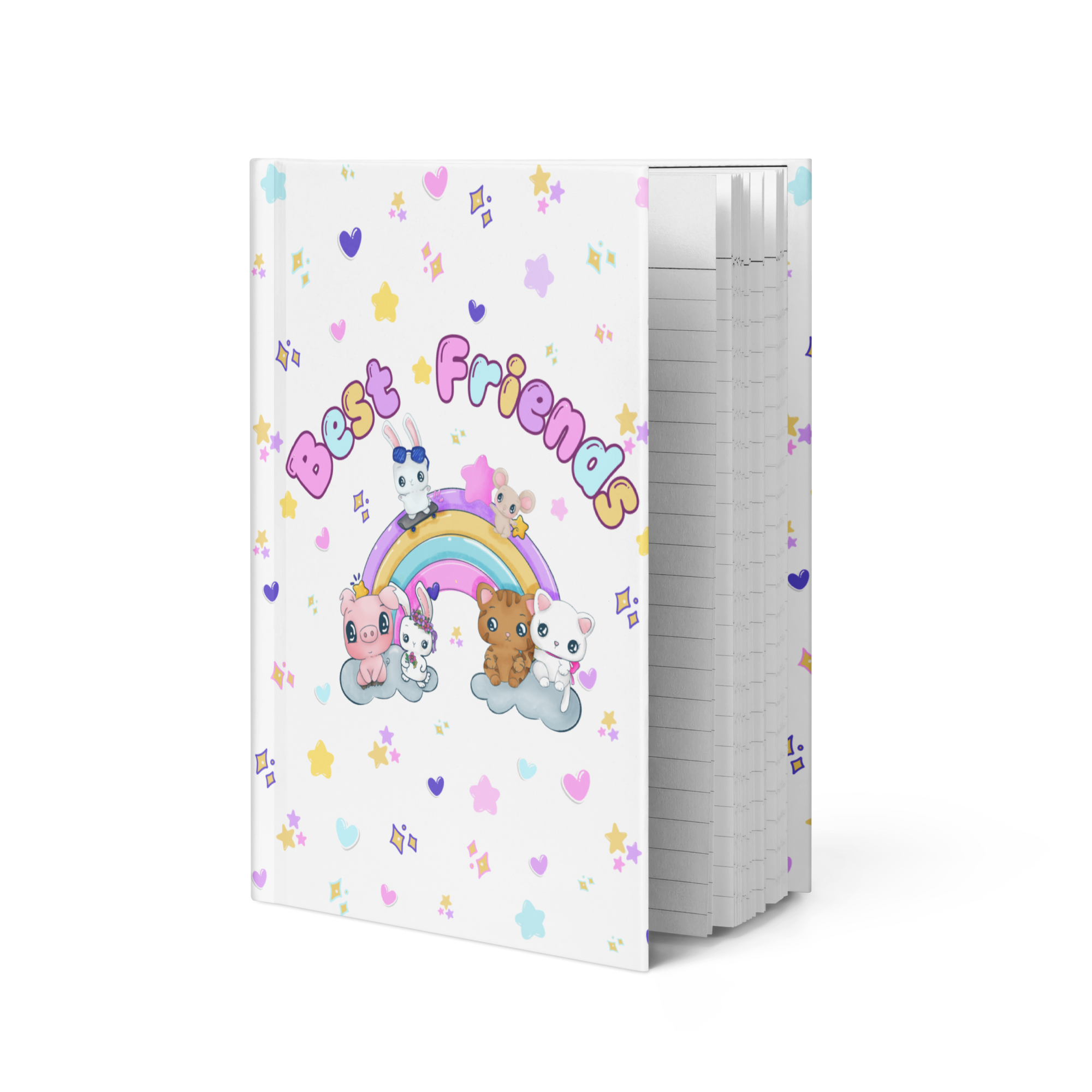 Best Friends Kawaii Cute Notebook