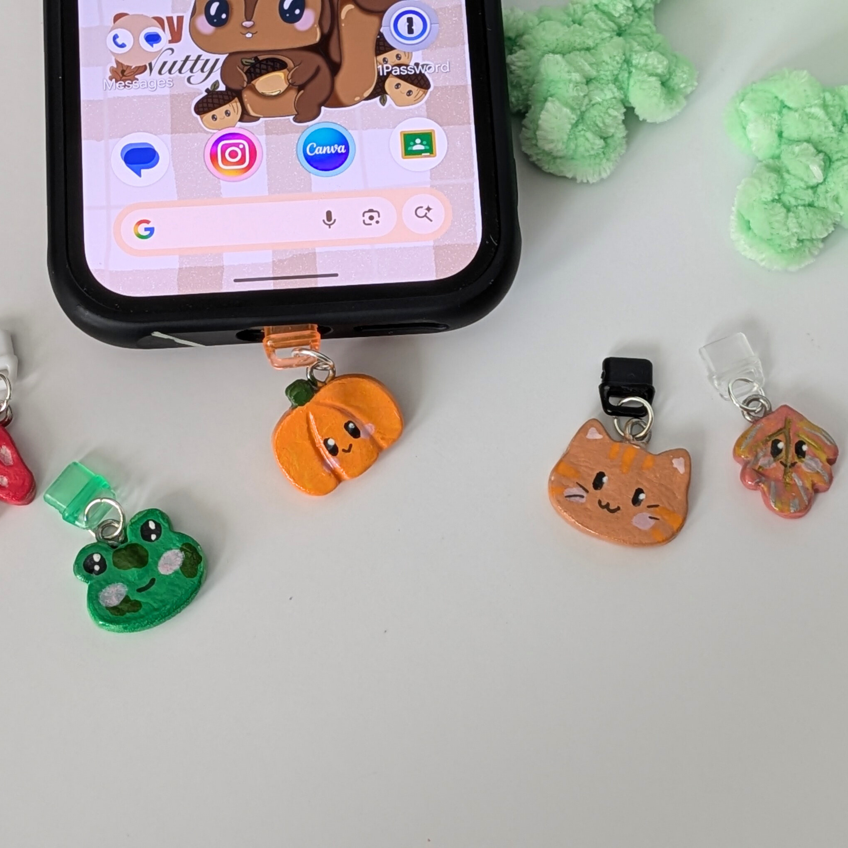 Cute Handmade Clay USB - C Charms