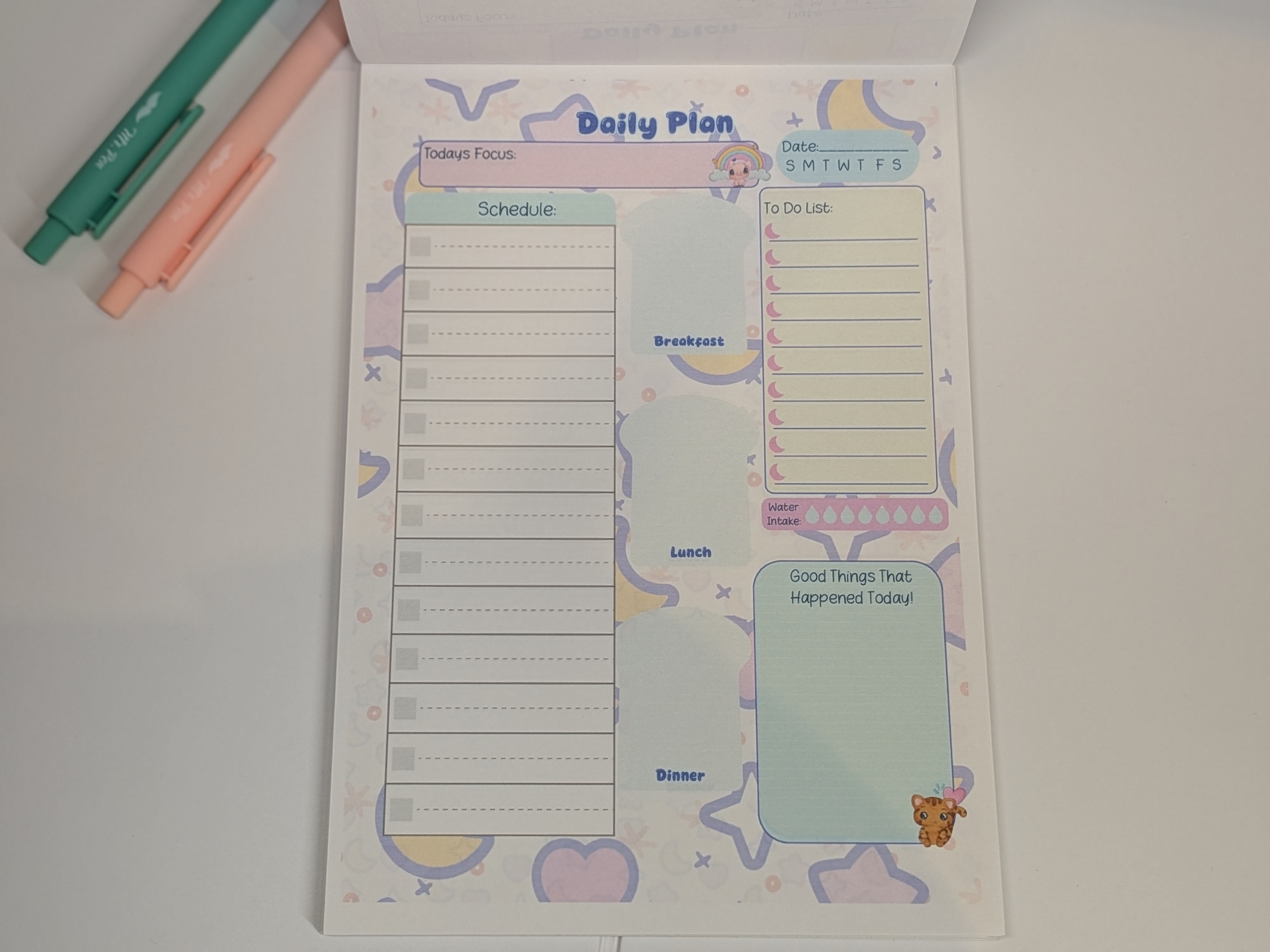 Daily Plan Notepad