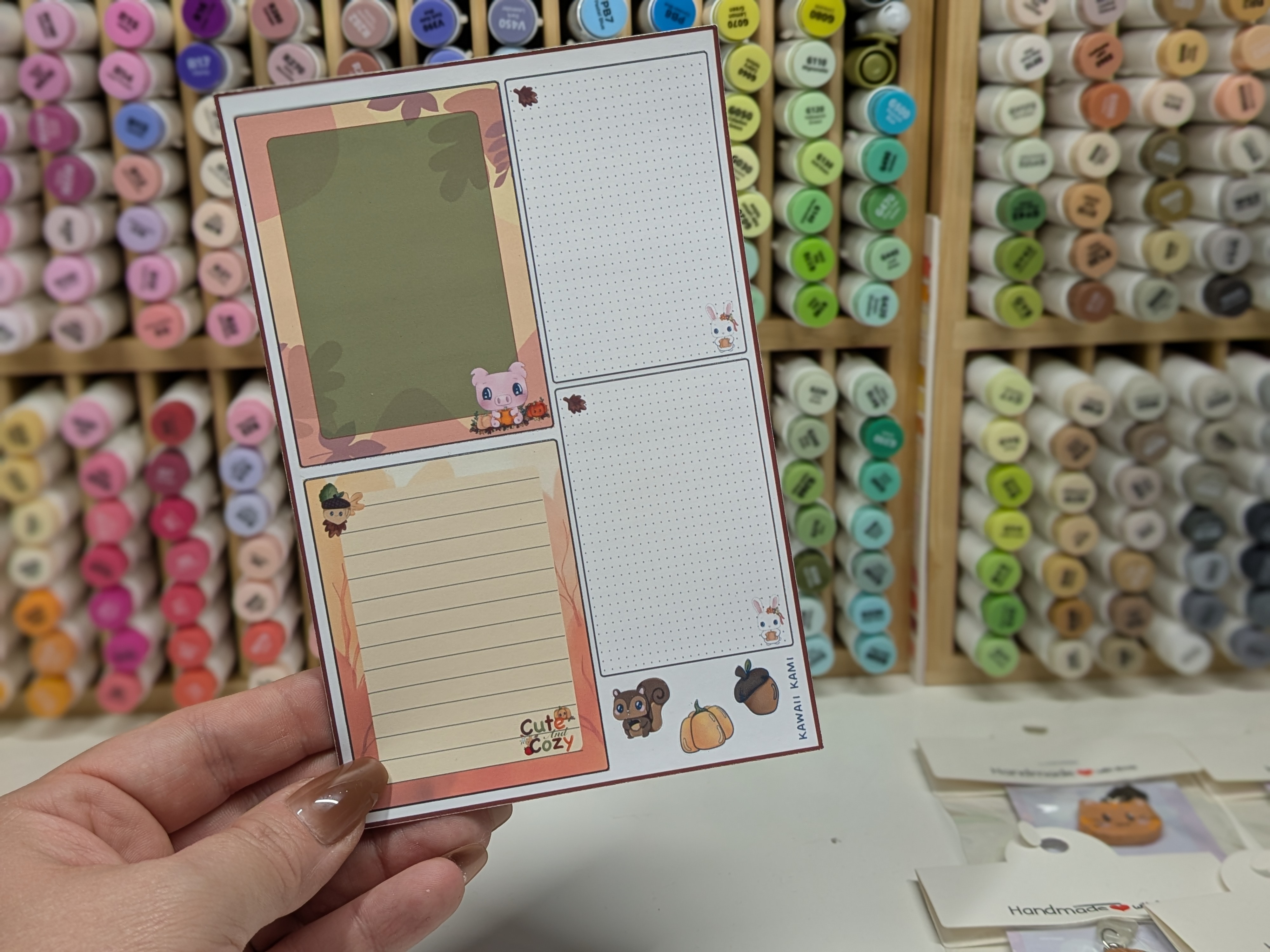 Cute Cozy Note Sticker Sheet