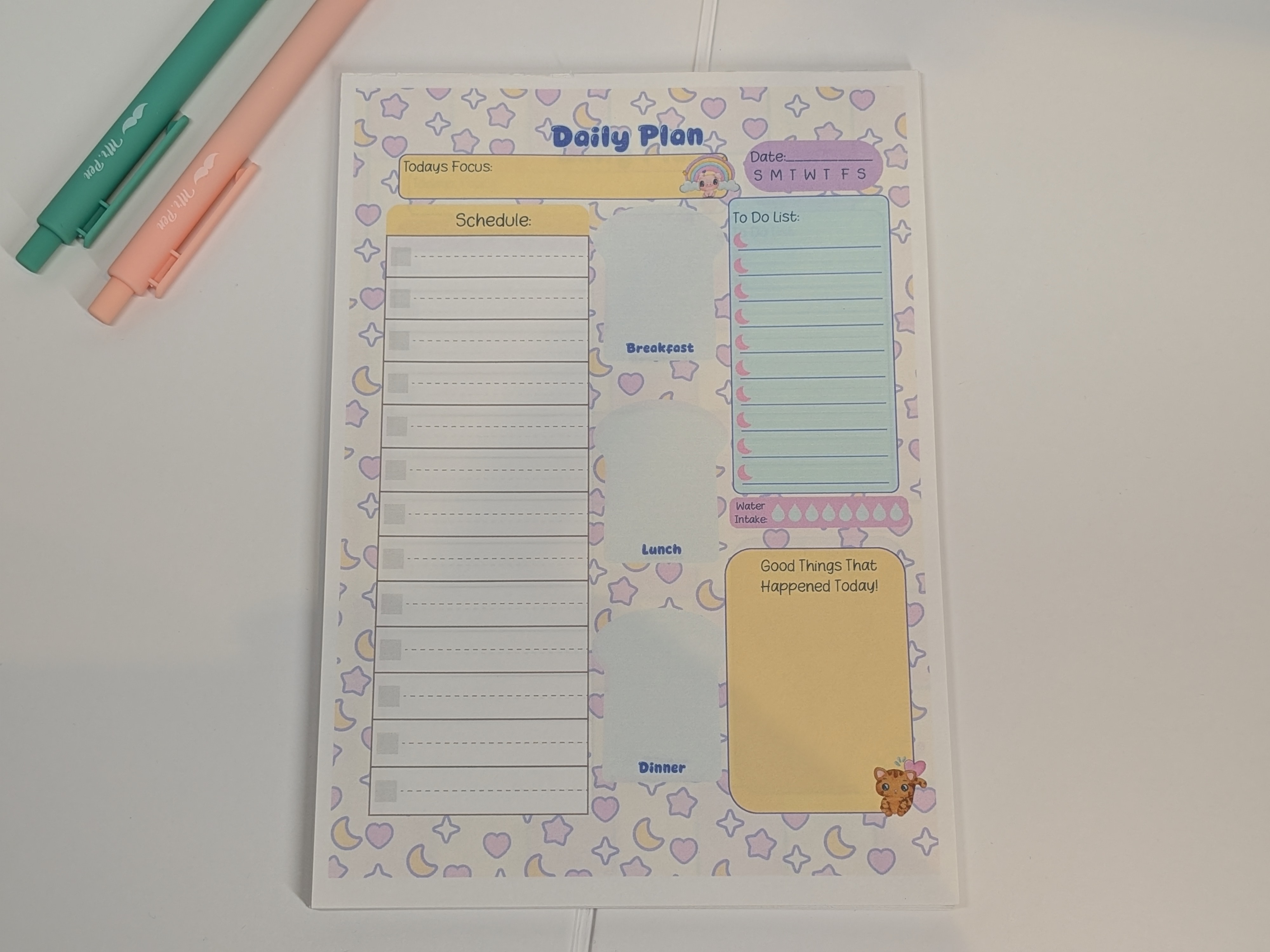 Daily Plan Notepad