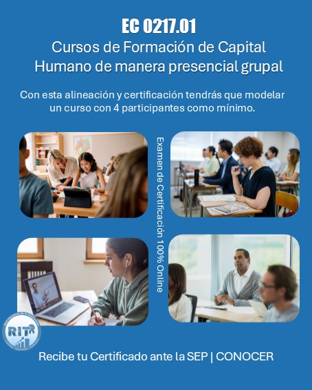 Estándar 217.01 Cursos de Formación de Capital Humano de manera presencial y en línea