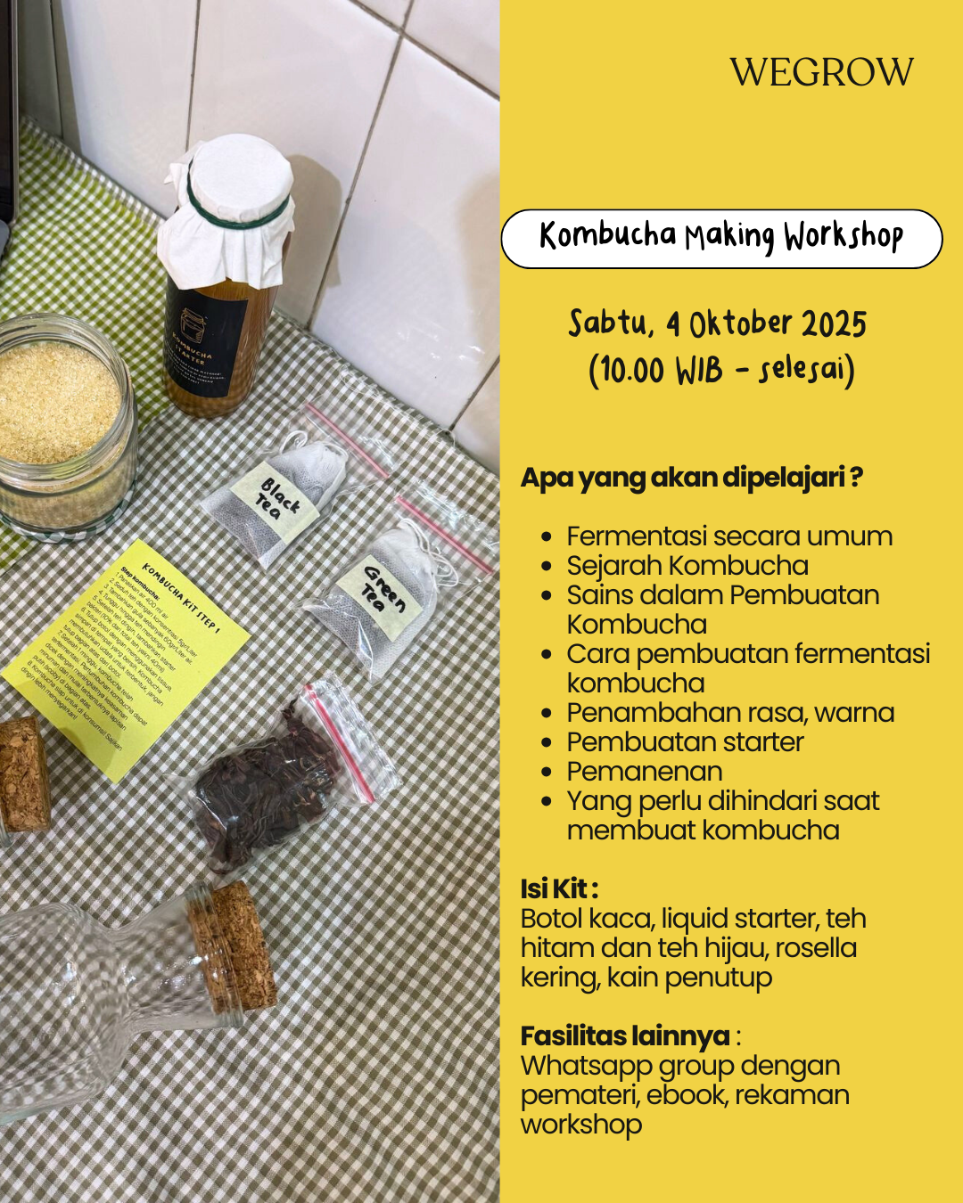 Kombucha Making Workshop  + Kit