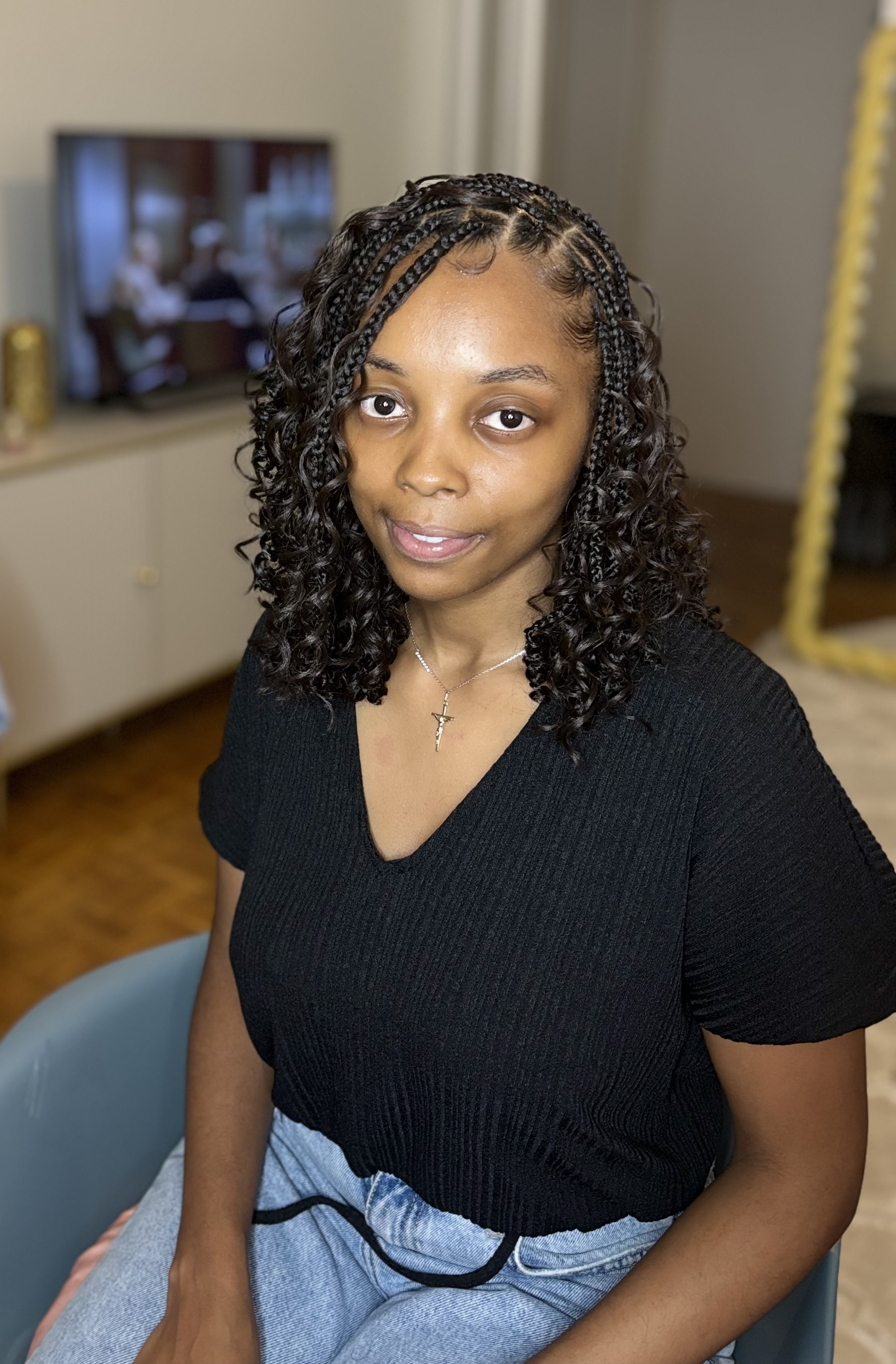 Goddess Box Braids Carré: