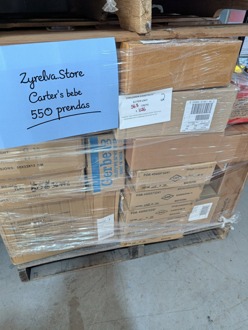 Carter’s bebé – 550 prendas (mixto niño/niña) (0–24 meses Hasta 5 Años!)