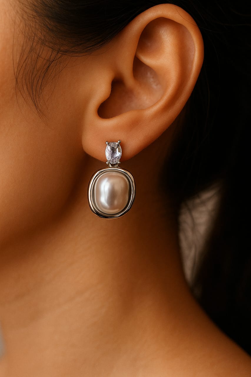 Elegant Pearl Drop Earring