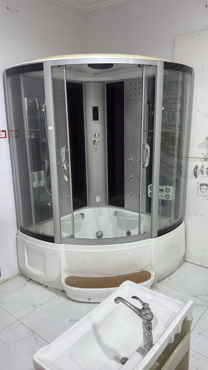 Modern steam shower cabin