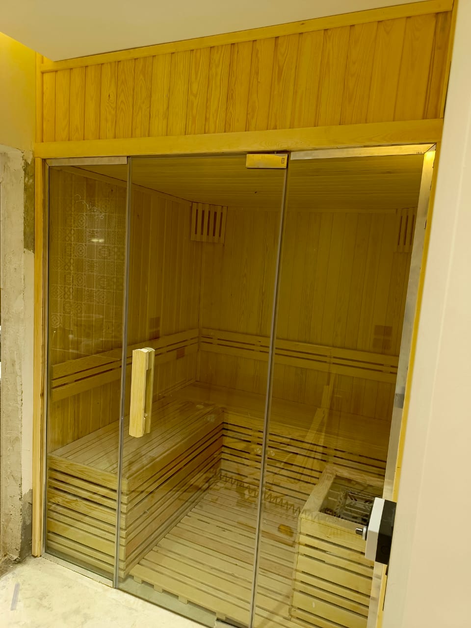 Wooden Sauna Room