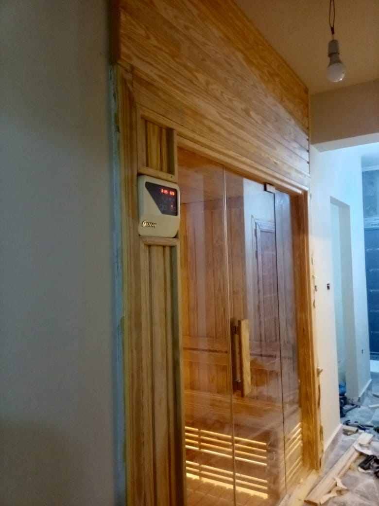 ساونا خشبية خشب بيتش باين