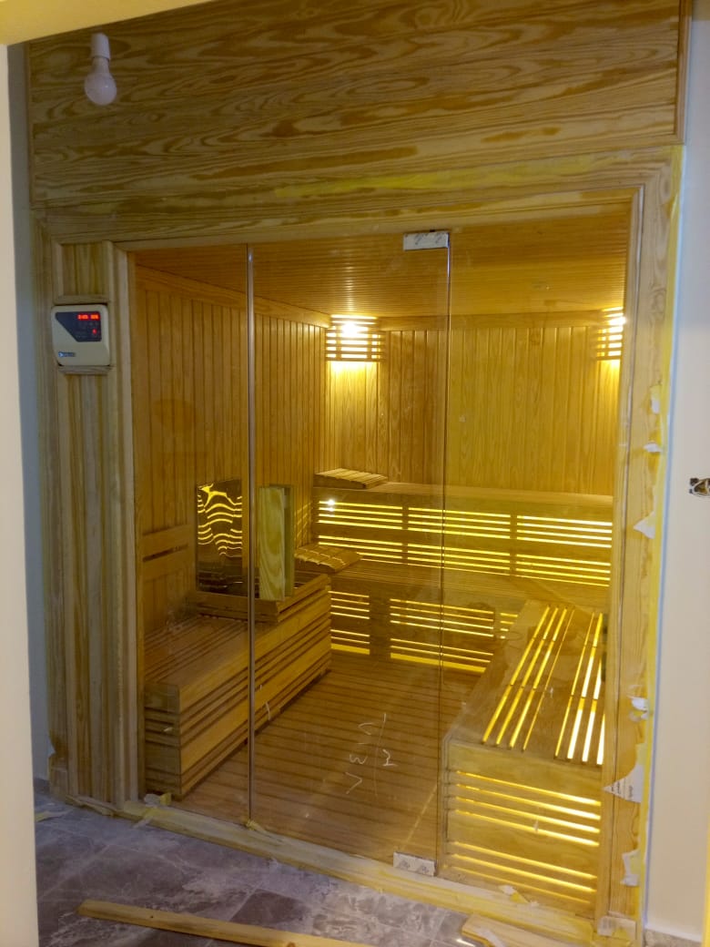 ساونا خشبية خشب بيتش باين