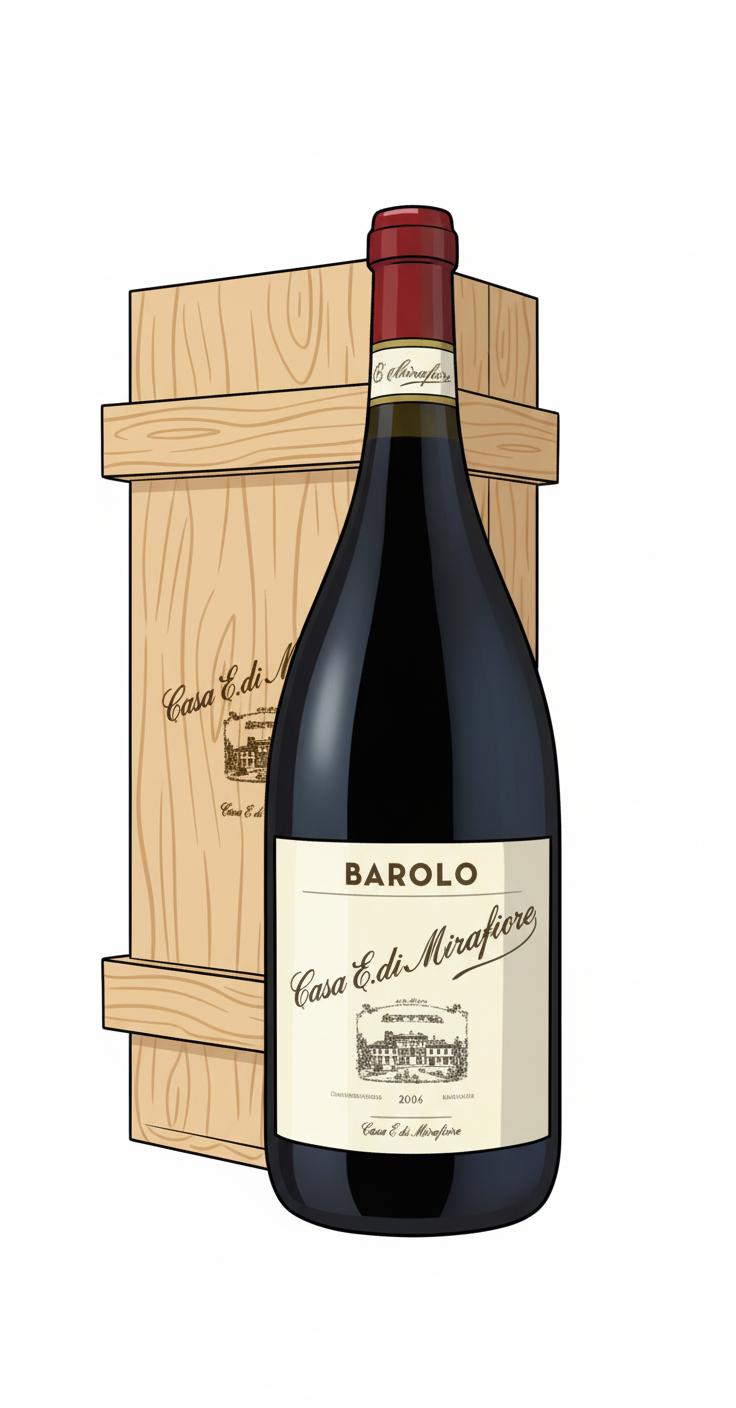BAROLO CASA E DI MIRAFIORE 2017 1,5L