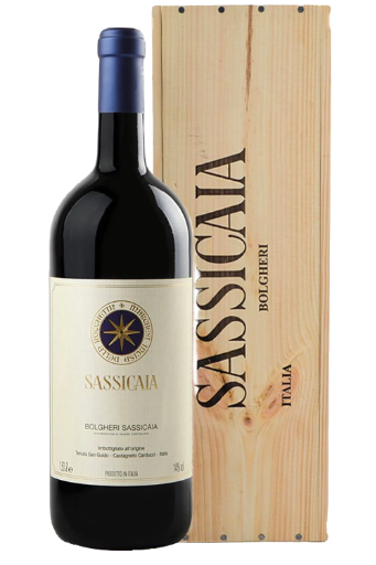 Sassicaia Bolgheri 2019 CASSA LEGNO 1,5L