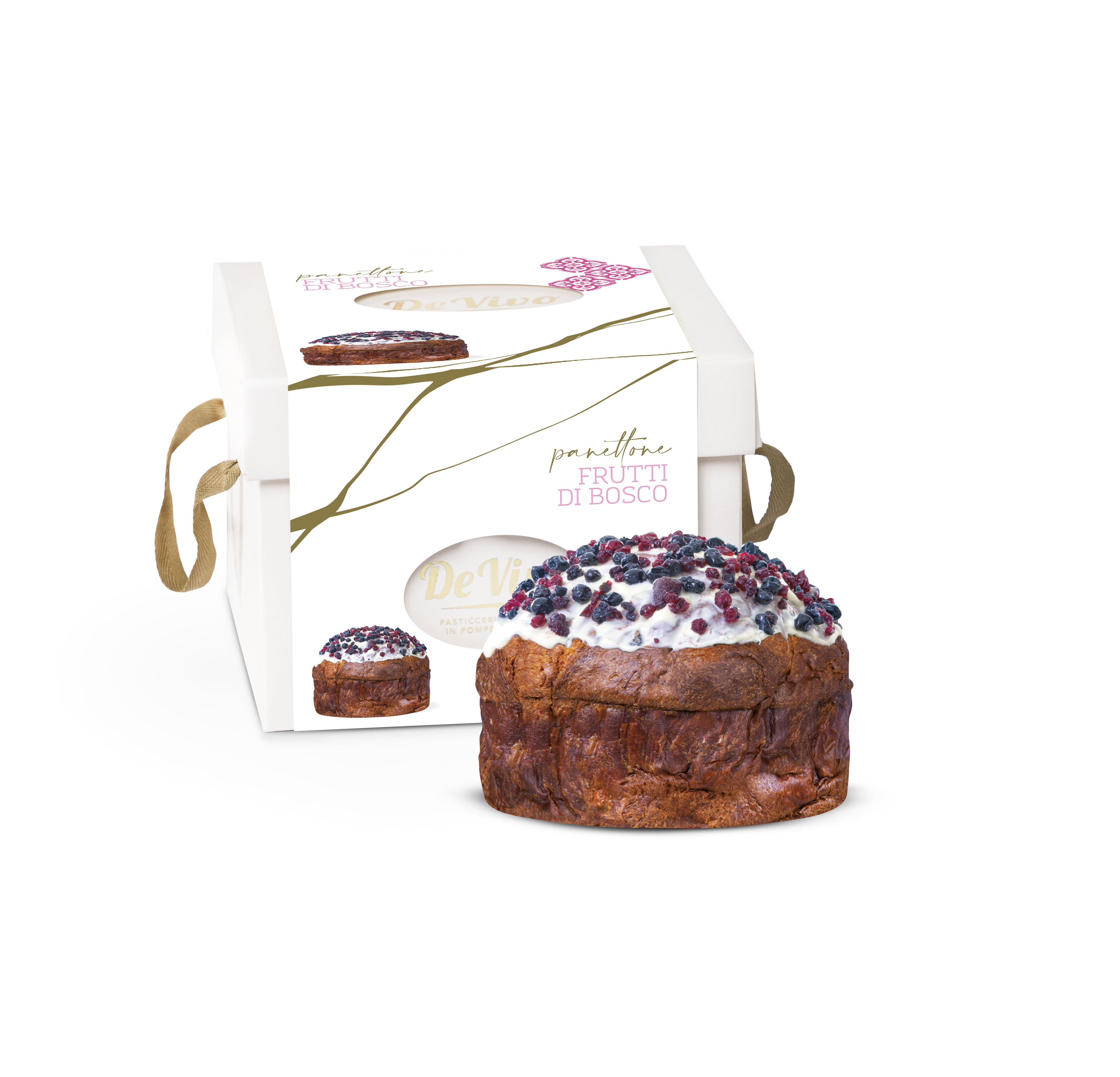 De Vivo Panettone Frutti di Bosco 1Kg