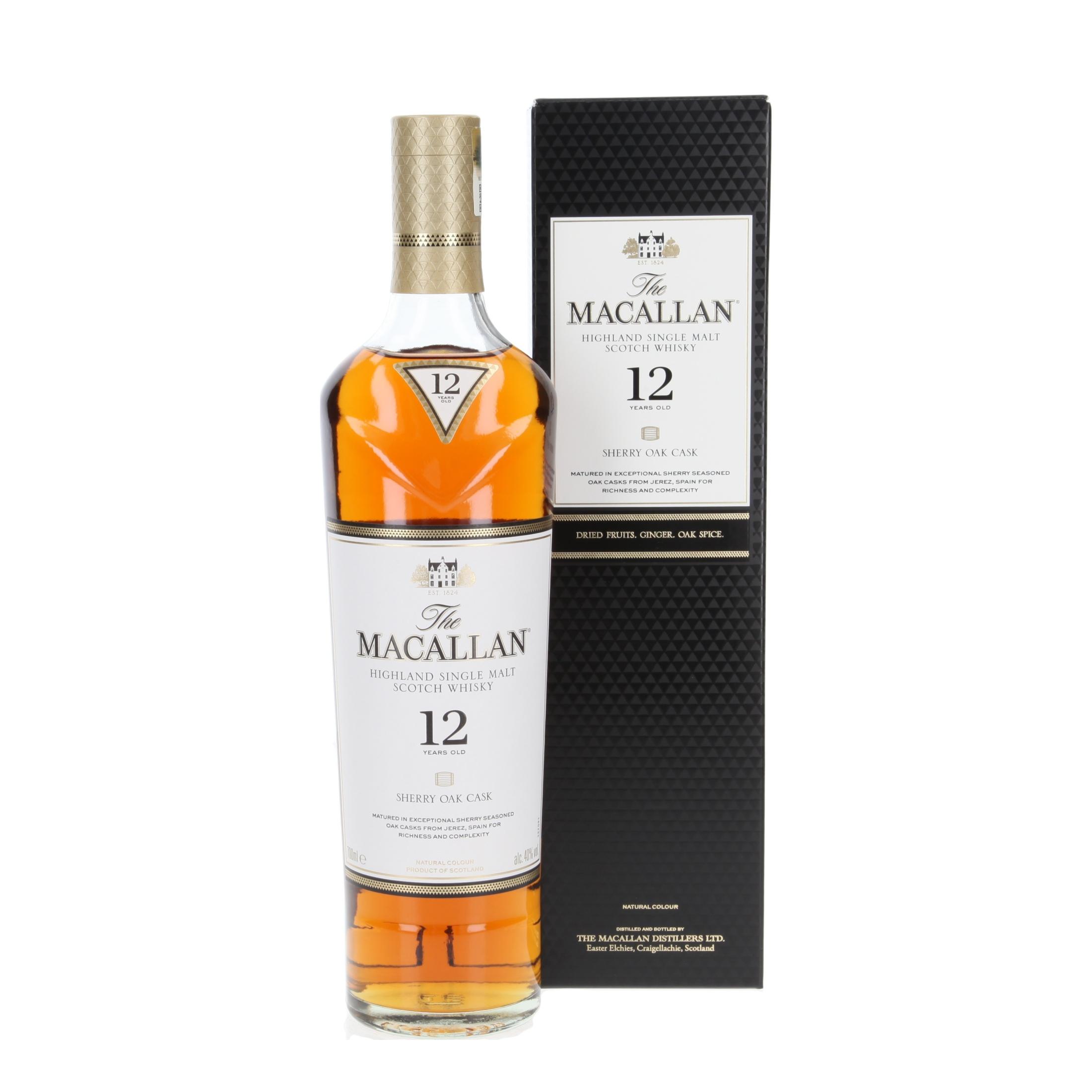 WHISKY  MACALLAN 12 ANNI SHERRY OAK CASK